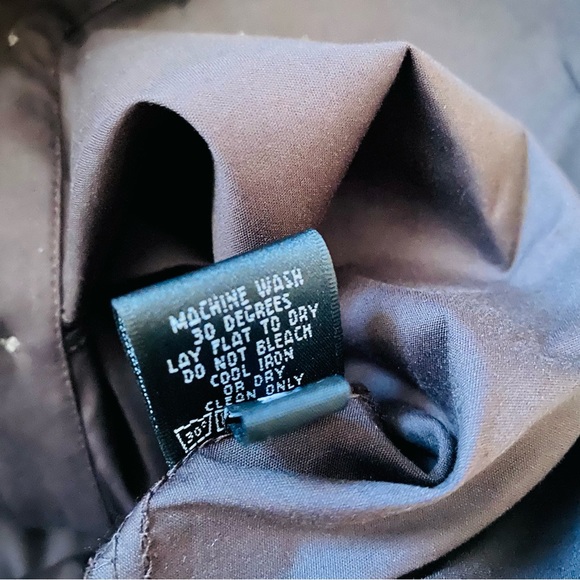 LAFAYETTE 148 Brown Button Down Shirt with Attached Belt Tie and Loops Size 2 - Picture 9 of 10